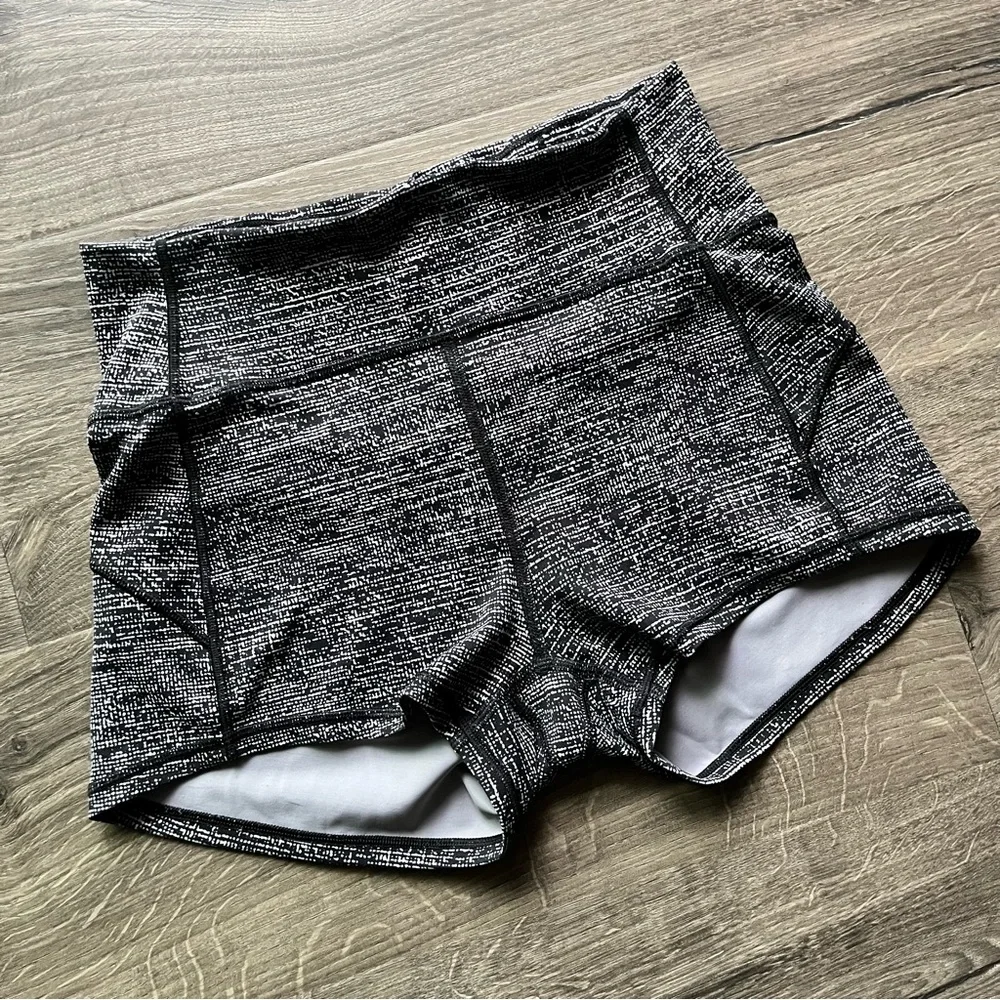 Lululemon Black & Gray Shorts - Picture 9 of 13